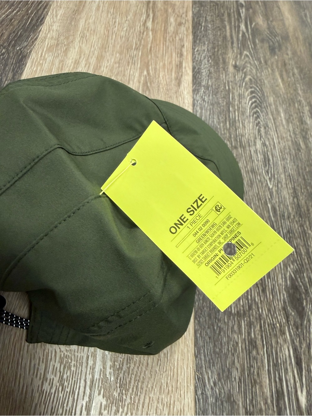 Olive Green Performance Cap - Picture 3 of 4